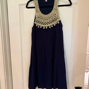 Lilly Pulitzer Navy and Cream Dress
